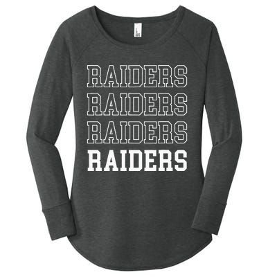 Raiders Fan Women's Perfect Tri Tunic Long Sleeve Shirt