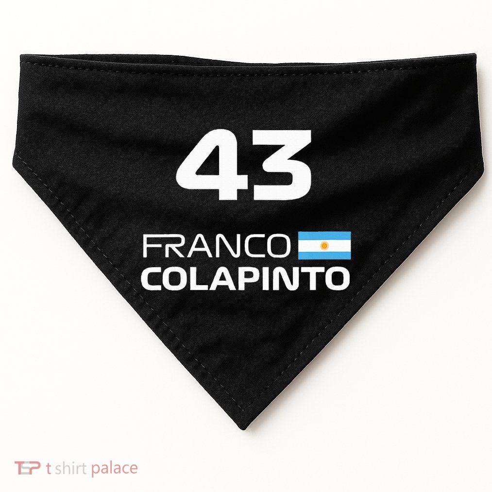 Races Formula Racing Franco Colapinto USA-Made Doggie Bandana