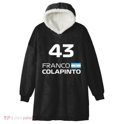 Races Formula Racing Franco Colapinto Hooded Wearable Blanket