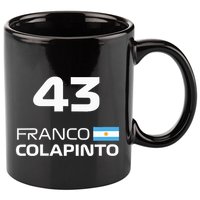 Races Formula Racing Franco Colapinto 11oz C Handle Ceramic Mug