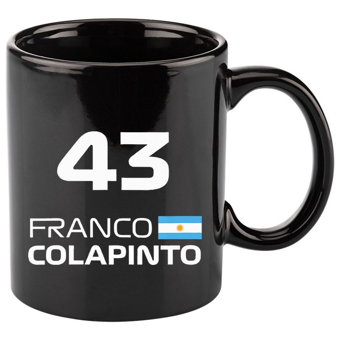 Races Formula Racing Franco Colapinto 11oz C Handle Ceramic Mug