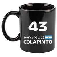 Races Formula Racing Franco Colapinto 11oz C Handle Ceramic Mug