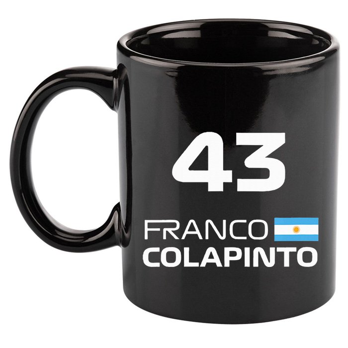 Races Formula Racing Franco Colapinto 11oz C Handle Ceramic Mug
