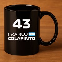 Races Formula Racing Franco Colapinto 11oz C Handle Ceramic Mug
