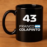 Races Formula Racing Franco Colapinto 11oz C Handle Ceramic Mug