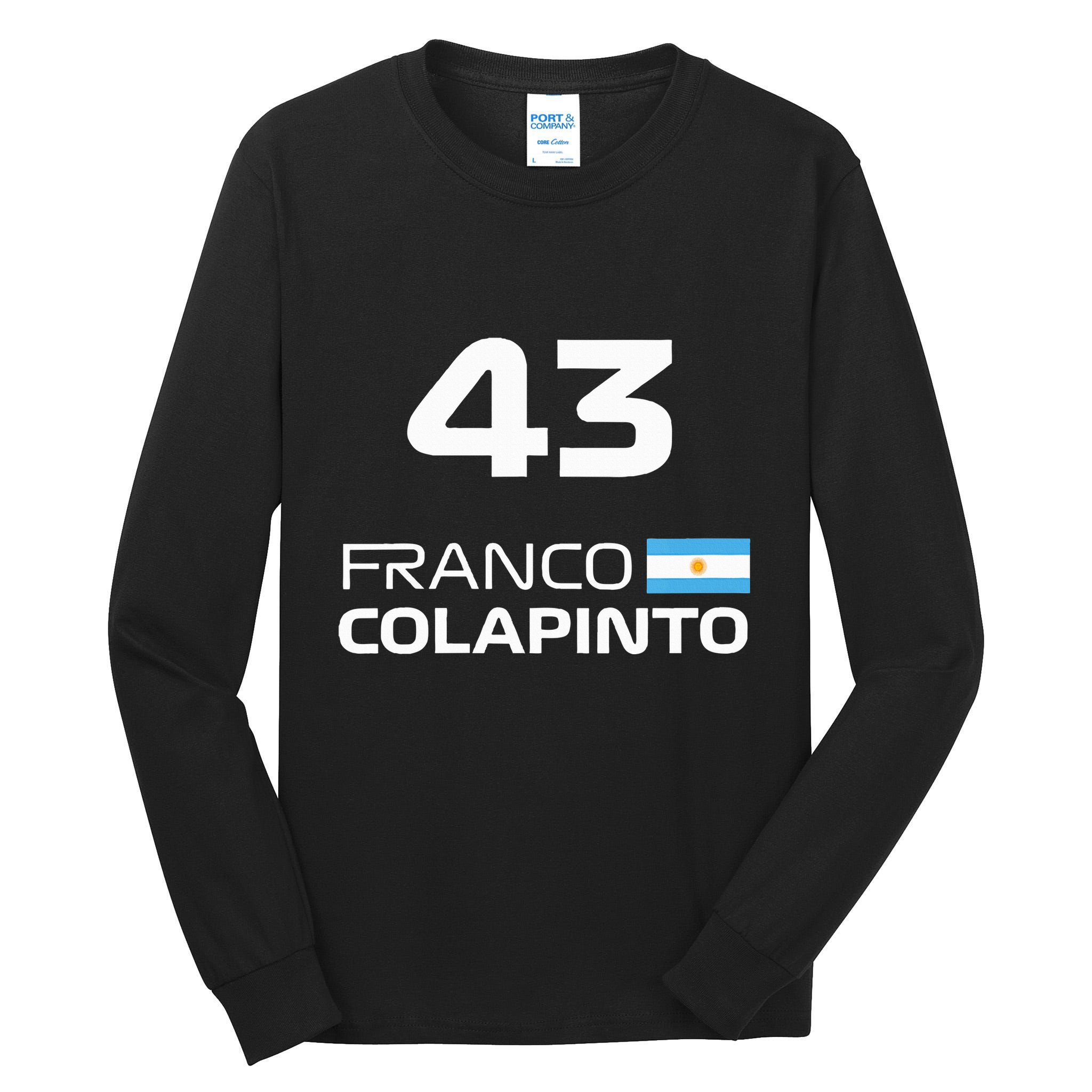 Races Formula Racing Franco Colapinto Tall Long Sleeve T-Shirt