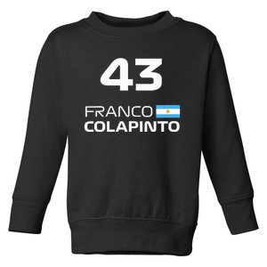 Races Formula Racing Franco Colapinto Toddler Sweatshirt