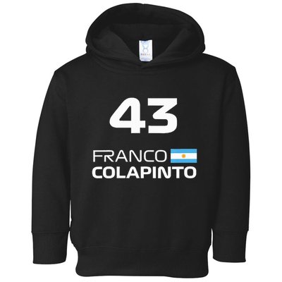Races Formula Racing Franco Colapinto Toddler Hoodie