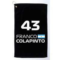 Races Formula Racing Franco Colapinto Golf Towel