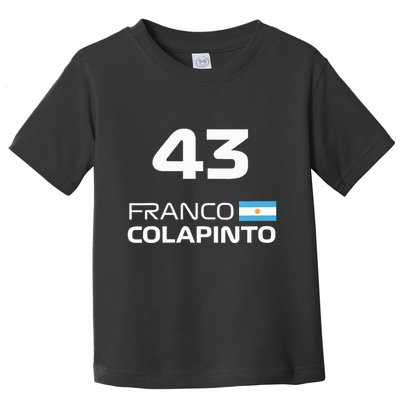 Races Formula Racing Franco Colapinto Toddler T-Shirt