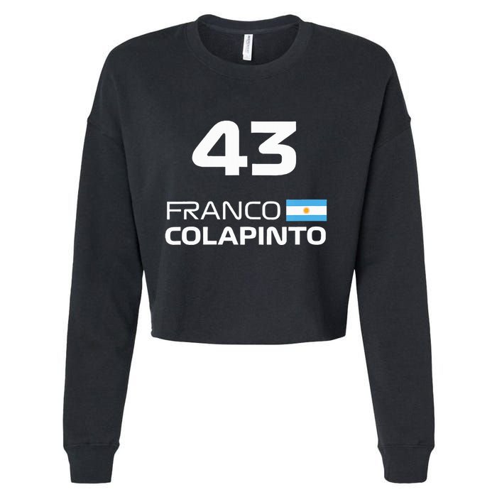 Races Formula Racing Franco Colapinto Cropped Pullover Crew