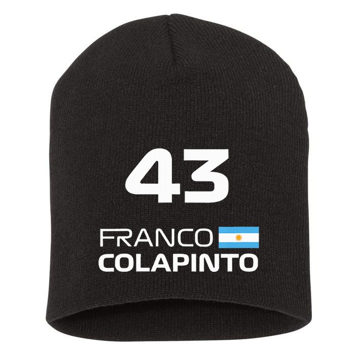 Races Formula Racing Franco Colapinto Short Acrylic Beanie
