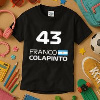 Races Formula Racing Franco Colapinto Kids T-Shirt