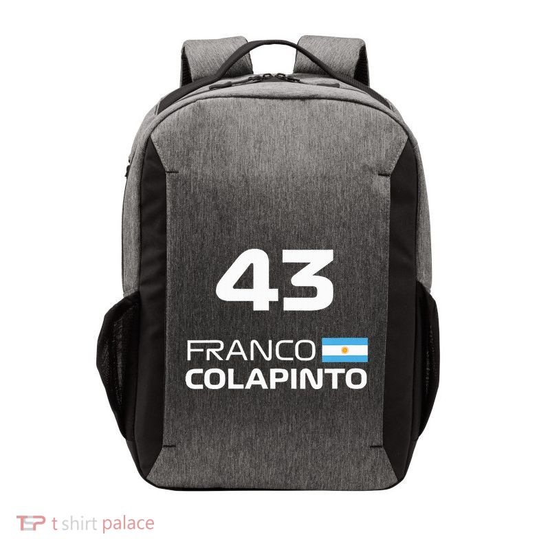 Races Formula Racing Franco Colapinto Vector Backpack