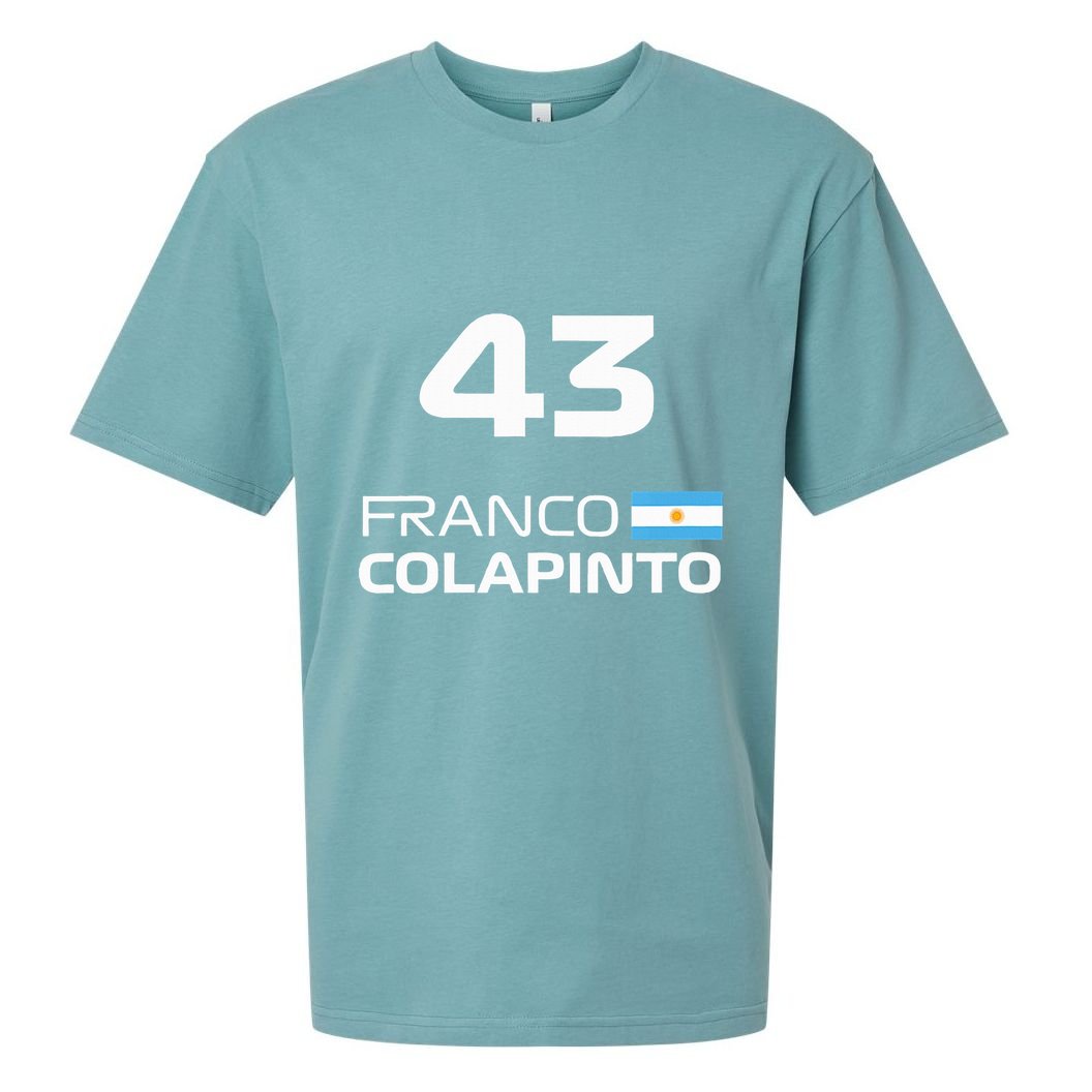 Races Formula Racing Franco Colapinto Sueded Cloud Jersey T-Shirt