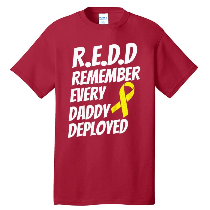 Red Friday Remember Everyone Deployed Military Gift Tall T-Shirt