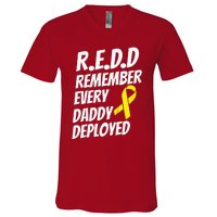 Red Friday Remember Everyone Deployed Military Gift V-Neck T-Shirt