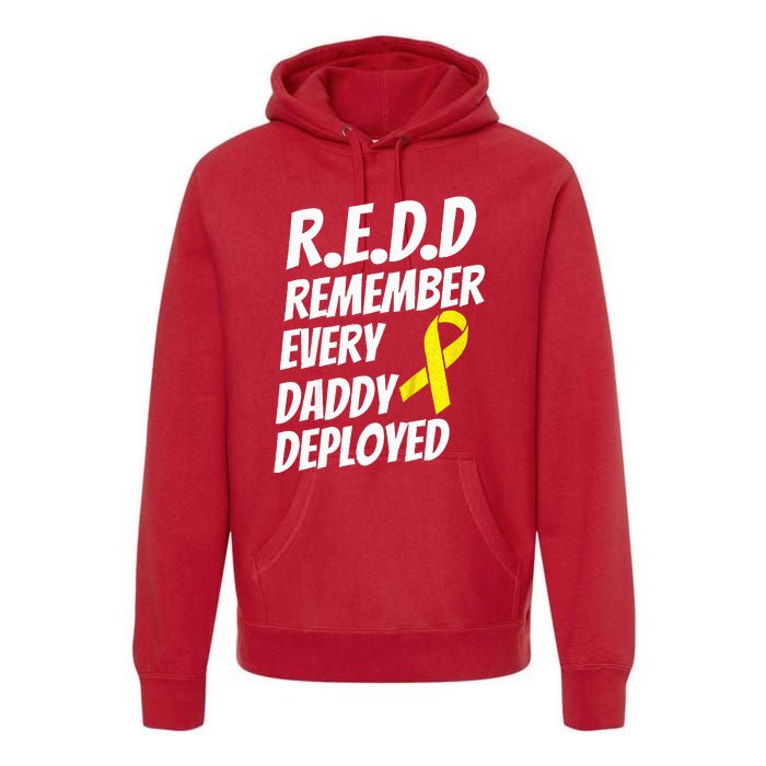 Red Friday Remember Everyone Deployed Military Gift Premium Hoodie