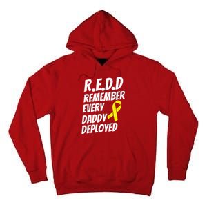 Red Friday Remember Everyone Deployed Military Gift Tall Hoodie