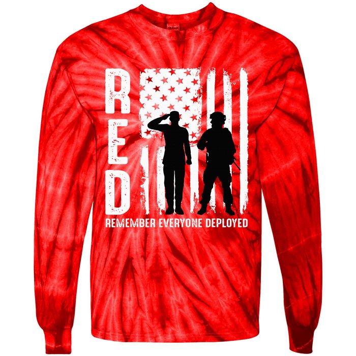 Red Friday R.E.D Friday Tie-Dye Long Sleeve Shirt