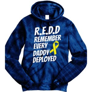 Red Friday Remember Everyone Deployed Military Gift Tie Dye Hoodie