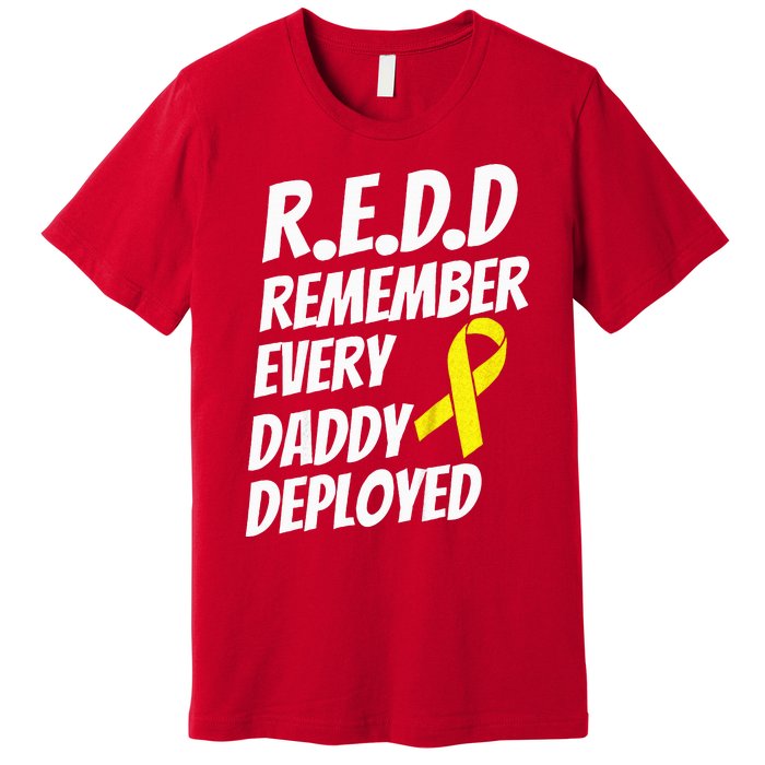 Red Friday Remember Everyone Deployed Military Gift Premium T-Shirt