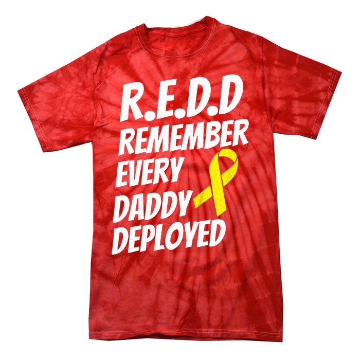 Red Friday Remember Everyone Deployed Military Gift Tie-Dye T-Shirt