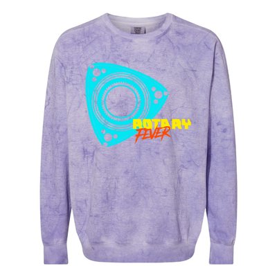 Rotary Fever Rotary Engine Gift Colorblast Crewneck Sweatshirt