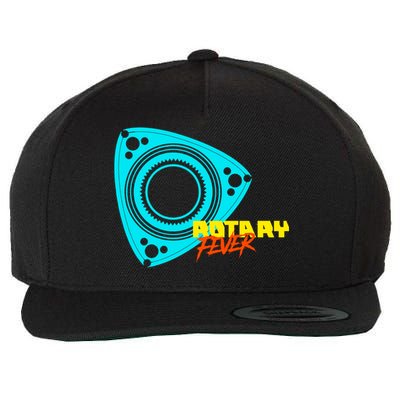 Rotary Fever Rotary Engine Gift Wool Snapback Cap