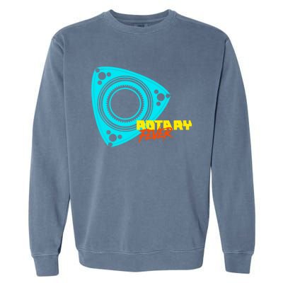 Rotary Fever Rotary Engine Gift Garment-Dyed Sweatshirt