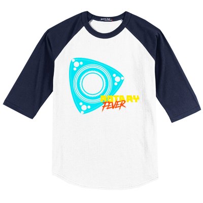 Rotary Fever Rotary Engine Gift Baseball Sleeve Shirt