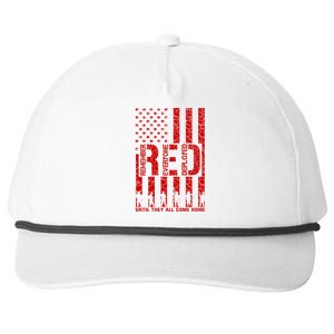 Red Friday Remember Everyone Deployed Hoodie Snapback Five-Panel Rope Hat