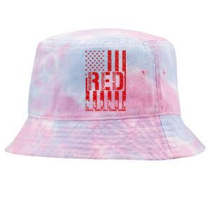 Red Friday Remember Everyone Deployed Hoodie Tie-Dyed Bucket Hat