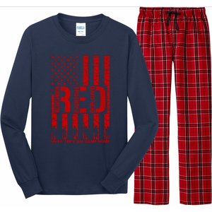 Red Friday Remember Everyone Deployed Hoodie Long Sleeve Pajama Set