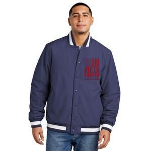 Red Friday Remember Everyone Deployed Hoodie Insulated Varsity Jacket