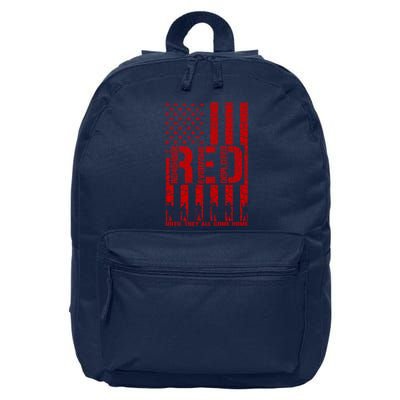 Red Friday Remember Everyone Deployed Hoodie 16 in Basic Backpack