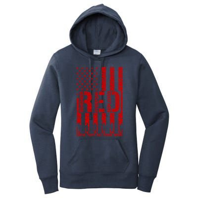 Red Friday Remember Everyone Deployed Hoodie Women's Pullover Hoodie