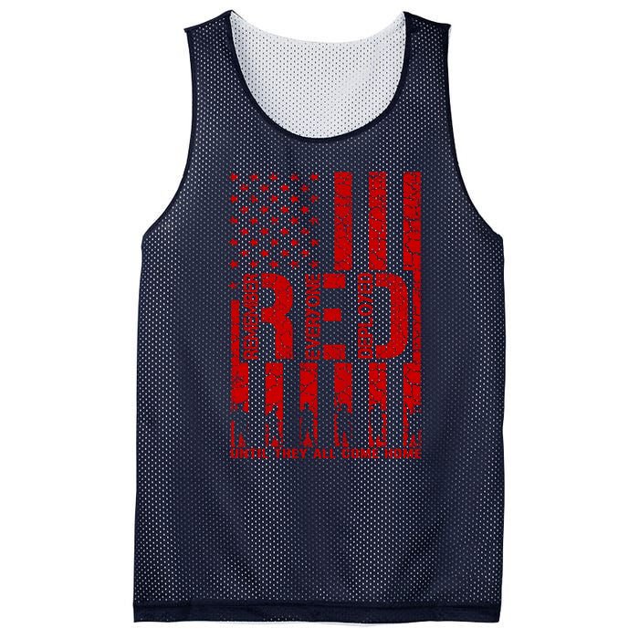 Red Friday Remember Everyone Deployed Hoodie Mesh Reversible Basketball Jersey Tank