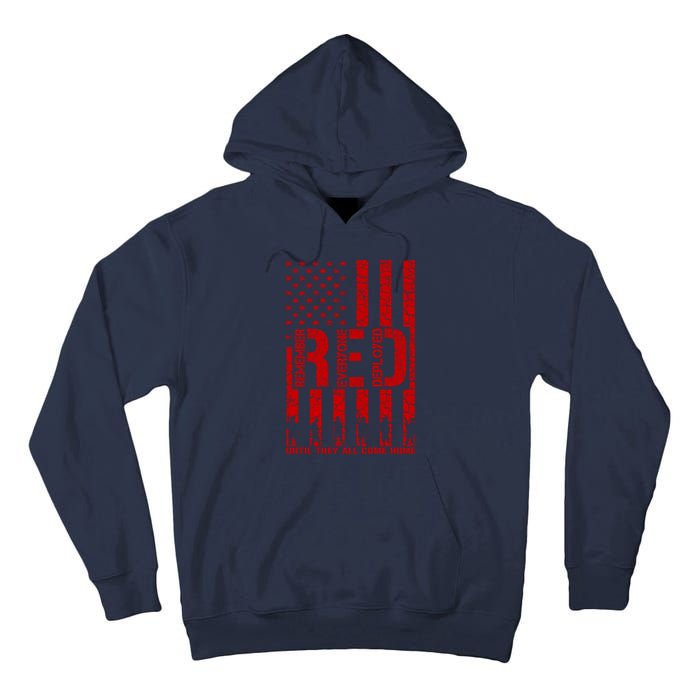 Red Friday Remember Everyone Deployed Hoodie Tall Hoodie