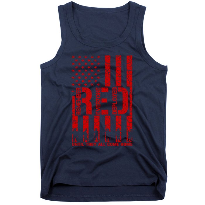 Red Friday Remember Everyone Deployed Hoodie Tank Top