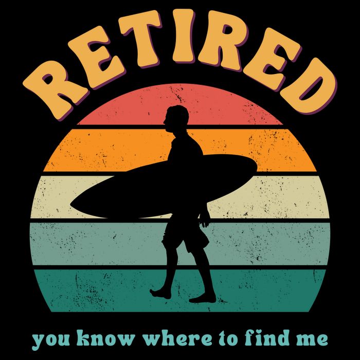 Retired Funny Retirement Beach Gift City Backpack