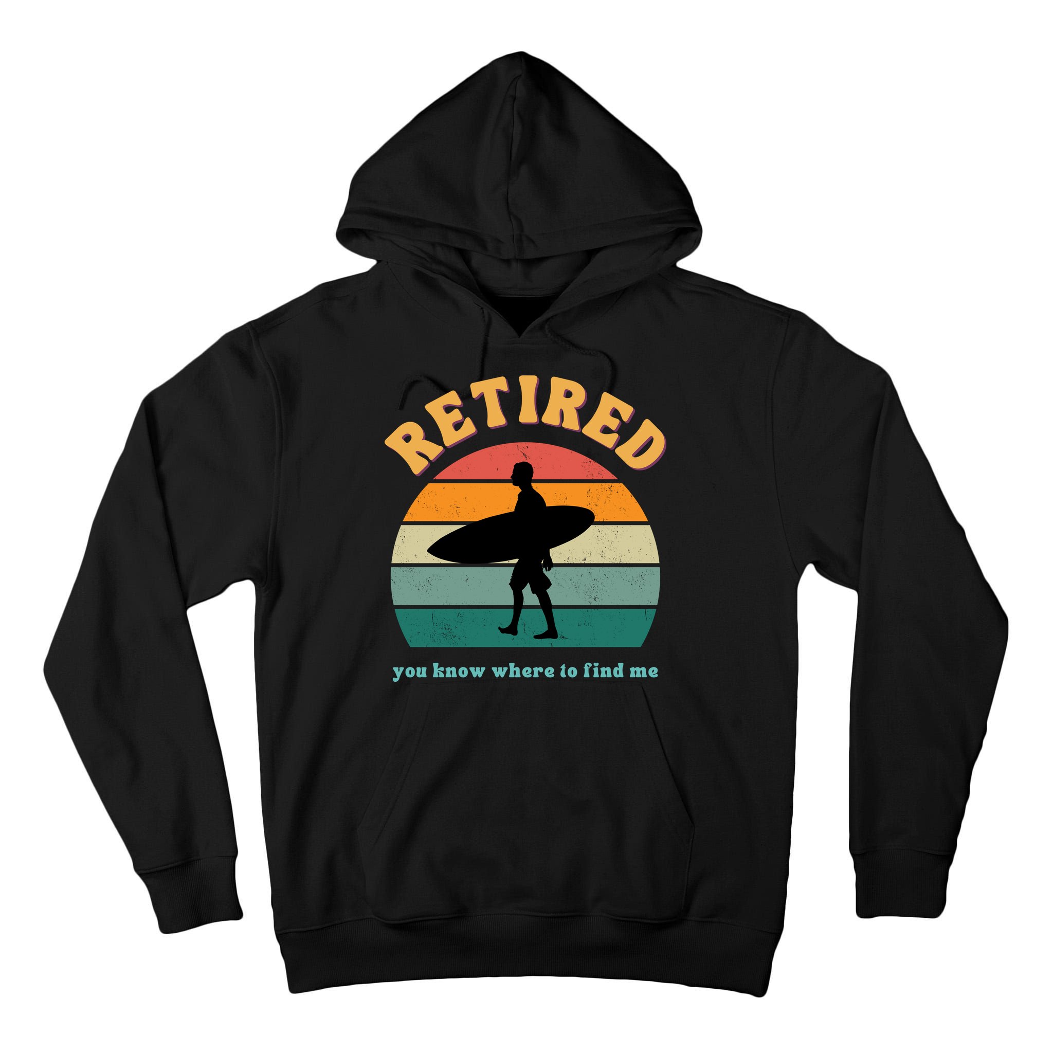 Retired Funny Retirement Beach Gift Tall Hoodie