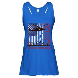 Red Friday Remember Everyone Deployed Us Flag Military Army Cool Gift Ladies Essential Flowy Tank