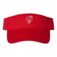 Red Friday Remember Everyone Deployed American Flag Heart Valucap Bio-Washed Visor