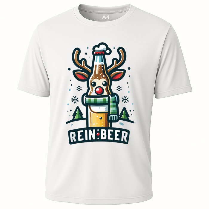 Reinbeers Funny Reindeer Beer Funny Christmas Drinking Performance Shirt