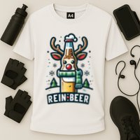 Reinbeers Funny Reindeer Beer Funny Christmas Drinking Performance Shirt