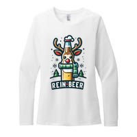 Reinbeers Funny Reindeer Beer Funny Christmas Drinking Womens CVC Long Sleeve Shirt