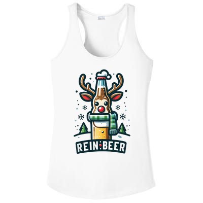 Reinbeers Funny Reindeer Beer Funny Christmas Drinking Ladies PosiCharge Competitor Racerback Tank