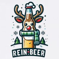 Reinbeers Funny Reindeer Beer Funny Christmas Drinking Visor