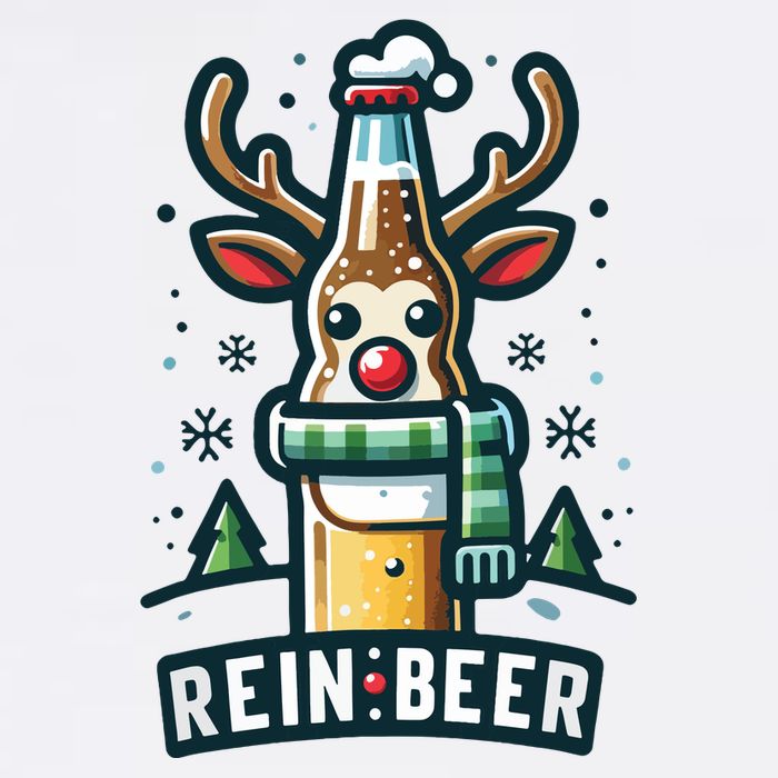 Reinbeers Funny Reindeer Beer Funny Christmas Drinking Visor